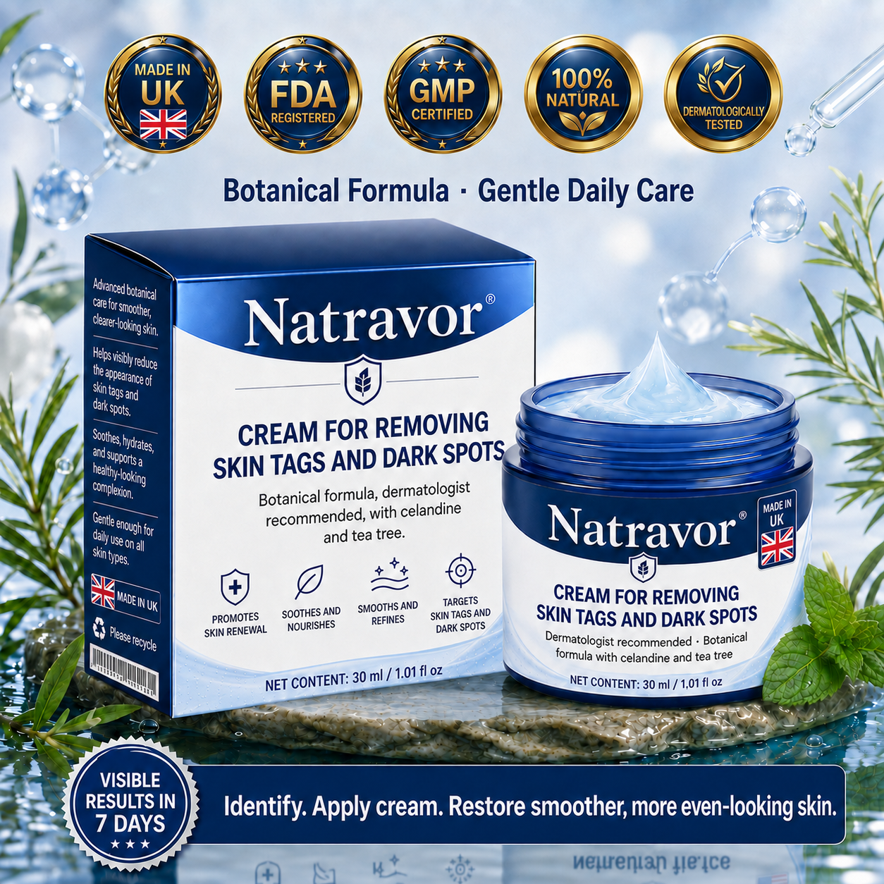Natravor® 7-𝐃𝐚𝐲 𝐒𝐤𝐢𝐧 𝐓𝐚𝐠 & 𝐒𝐩𝐨𝐭 𝐄𝐫𝐚𝐬𝐞𝐫 𝐂𝐫𝐞𝐚𝐦 (Zero Pain, Zero 𝐒𝐜𝐚𝐫𝐬 Formula) 💎